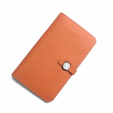 Hermes Dogon Geldbörse Togo Leder H001 Orange