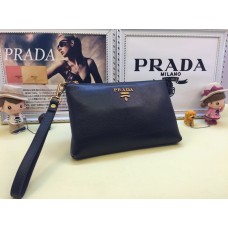 Prada Herren Ledertasche 3311 Schwarz