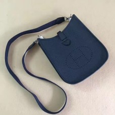 Hermes Mini Evelyne TPM Tasche Dunkelblau