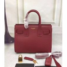 Saint Laurent Sac De Jour Kleine Tragetasche Wein 22cm