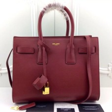 YSL Wine Downtown Tote Kuhledertaschen