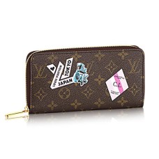 Louis Vuitton P00179 Zippy Geldbörse My World Tour Monogram Canvas