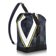 Louis Vuitton N44012 Sac Marin Rucksack Damier Cobalt Canvas