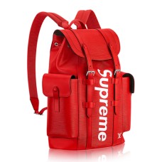 Louis Vuitton x Supreme M53414 Christopher PM Rucksack aus Epi-Leder