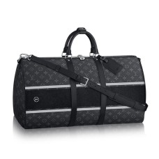 Louis Vuitton M43414 Keepall 55 Bandouliere Seesack Monogram Eclipse Canvas