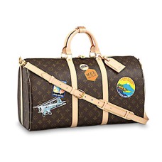 Louis Vuitton Keepall Bandouliere 45 P00153 Monogram Canvas My World Tour Tasche