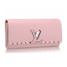 Louis Vuitton Capucines Geldbörse M64103 Taurillon Leder