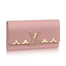 Louis Vuitton Capucines Geldbörse M64552 Taurillon Leder