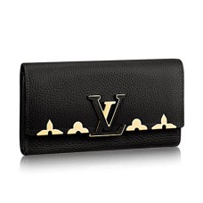 Louis Vuitton Capucines Geldbörse M64551 Taurillon Leder