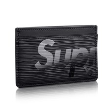 Louis Vuitton x Supreme Porte Carte Einfacher Kartenhalter M67753 Epi Leder