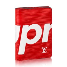 Louis Vuitton x Supreme Pocket Organizer M67714 Epi-Leder