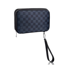 Louis Vuitton Dandy Geldbörse N64020 Damier Cobalt Canvas