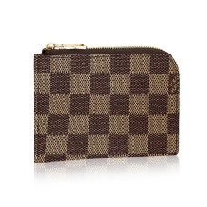 Louis Vuitton Geldbörse N63279 Damier Ebene Leinwand