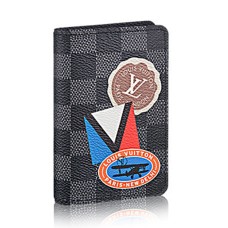 Louis Vuitton Pocket Organizer N64440 Damier Graphite Aufkleber