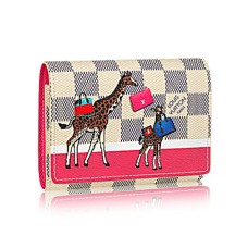 Louis Vuitton Victorine Geldbörse N60059 Damier Azur Canvas