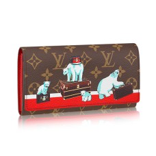 Louis Vuitton Sarah Brieftasche M62086 Monogramm Leinwand