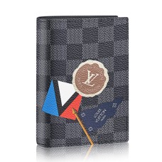 Louis Vuitton Passhülle N61701 Damier Graphite Canvas