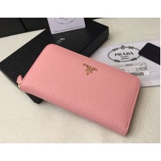 Prada Geldbörse mit Reißverschluss 1M0506 Rosa