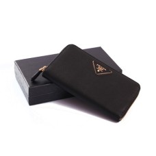 Prada 1M0506 Geldbörsen in Schwarz