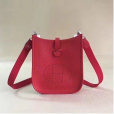 Hermes Mini Evelyne TPM Tasche Rot
