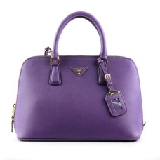 Prada 0812 lila Quermuster-Einkaufstasche