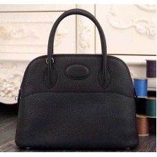 Hermes Bolide 31cm Togo Schwarze Ledertasche