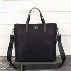 Prada Herren Canvas Tragetasche 2530 Schwarz