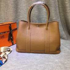 Hermes Garden Party Handtasche groß 36cm braun