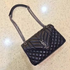 Top Qualität YSL Umhängetasche 23cm Schwarz