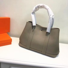 Hermes Garden Party Handtasche Small 31cm Elephant Grey