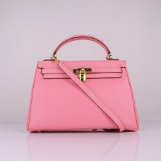 Hermes Kelly 32cm Togo Leder 6108 kirschrosa golden