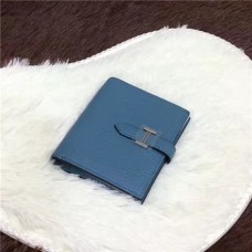 Hermes Bi-Fold Wallet H006 blau