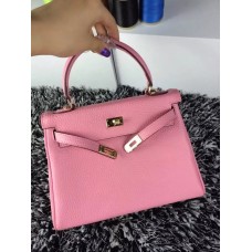 Hermes Kelly 25cm Togo Leder Rotgold