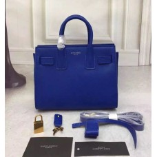 Saint Laurent Sac De Jour Kleine Tragetasche Blau 22cm