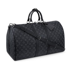 Louis Vuitton M40605 Keepall 55 Bandouliere Seesack Monogram Eclipse Canvas