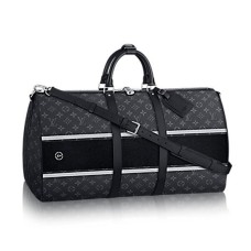 Louis Vuitton M43413 Keepall 45 Bandouliere Seesack Monogram Eclipse Canvas