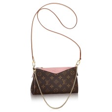 Louis Vuitton M44037 Pallas Clutch Umhängetasche Monogram Canvas