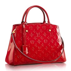 Louis Vuitton M50167 Montaigne MM Tragetasche Monogramm Vernis