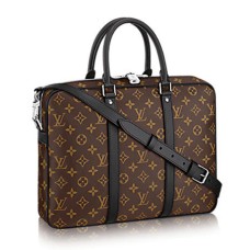 Louis Vuitton M52005 Porte-Documents Voyage PM Aktentasche Monogram Makassar Canvas