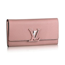 Louis Vuitton M61250 Capucines Geldbörse Taurillon Leder