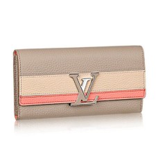 Louis Vuitton M62132 Capucines Geldbörse Taurillon Leder
