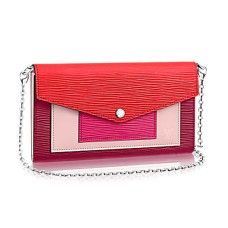 Louis Vuitton M62252 Kettenbrieftasche aus Epi-Leder