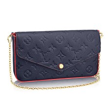 Louis Vuitton M64099 Pochette Felicie Chain Wallet Monogram Empreinte Leder