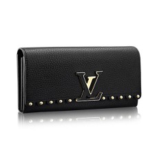 Louis Vuitton M64102 Capucines Geldbörse Taurillon Leder