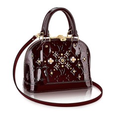 Louis Vuitton M90988 Alma BB Einkaufstasche Monogramm Vernis