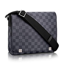 Louis Vuitton N41028 District PM Umhängetasche Damier Graphite Canvas