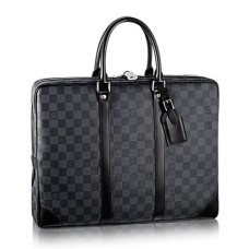 Louis Vuitton N41125 Porte-Documents Voyage Aktentasche Damier Graphite Canvas