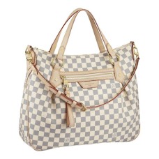 Louis Vuitton N41133 Evora MM Umhängetasche Damier Azur Canvas