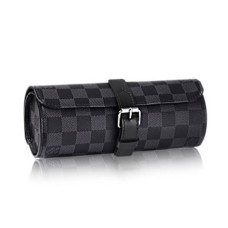 Louis Vuitton N41137 3 Uhrengehäuse Damier Graphite Canvas