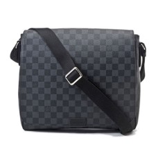 Louis Vuitton N41272 District MM Umhängetasche Damier Graphite Canvas